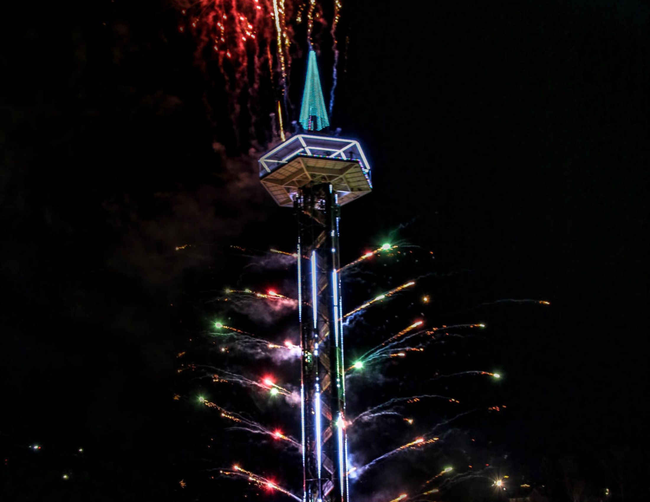New Years Eve Fireworks Show and Ball Drop New Years Eve Fireworks Show and Ball Drop