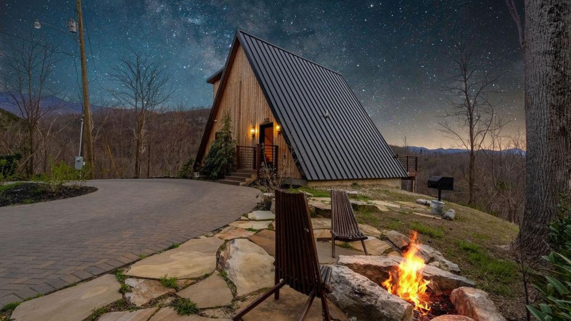 Cabins with a Fire Pit