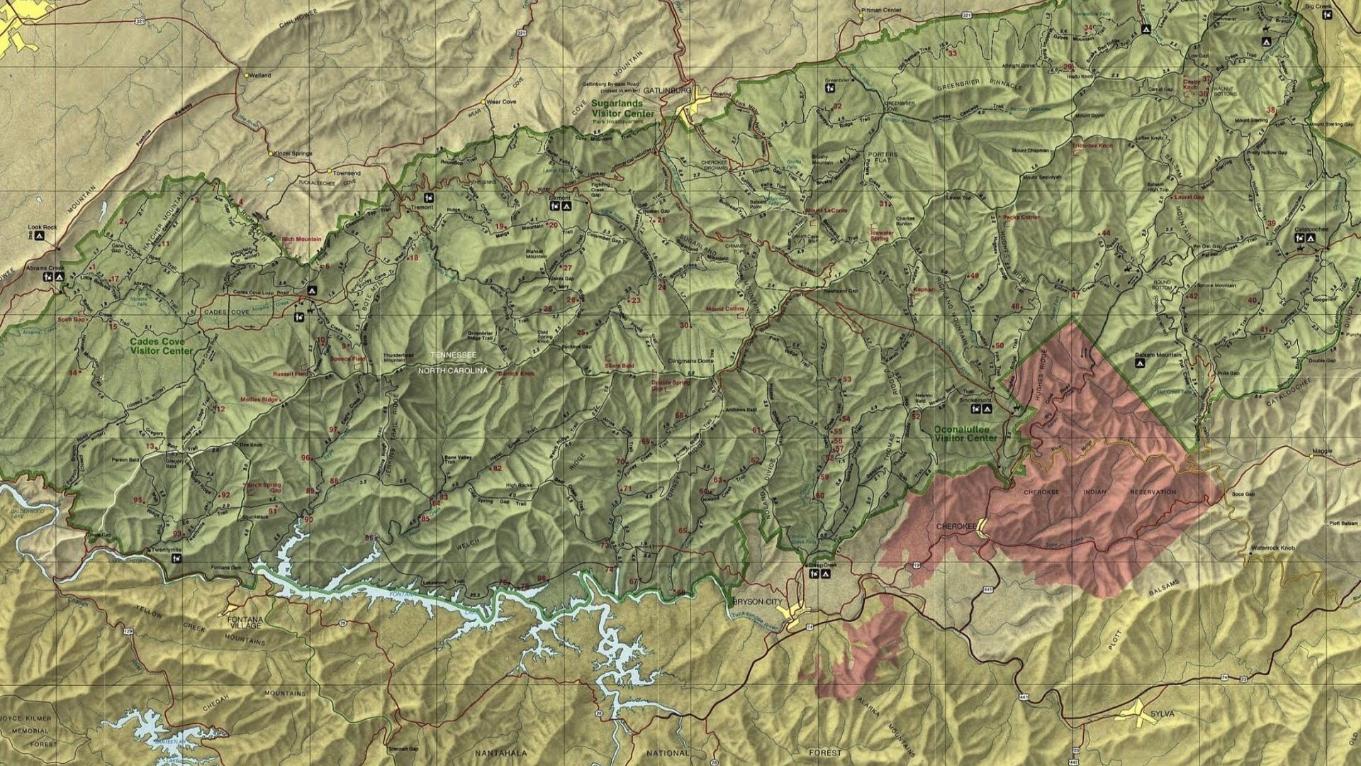 Great Smoky Mountain Elevations Great Smoky Mountain Elevations