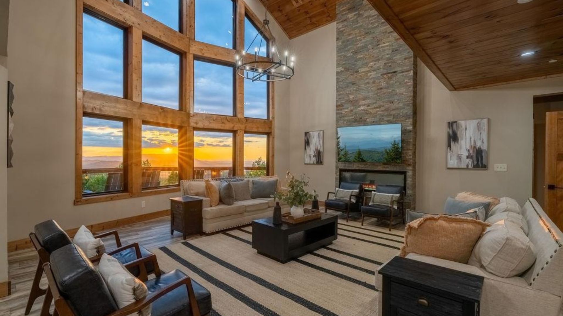 Cabins with a Mountain View