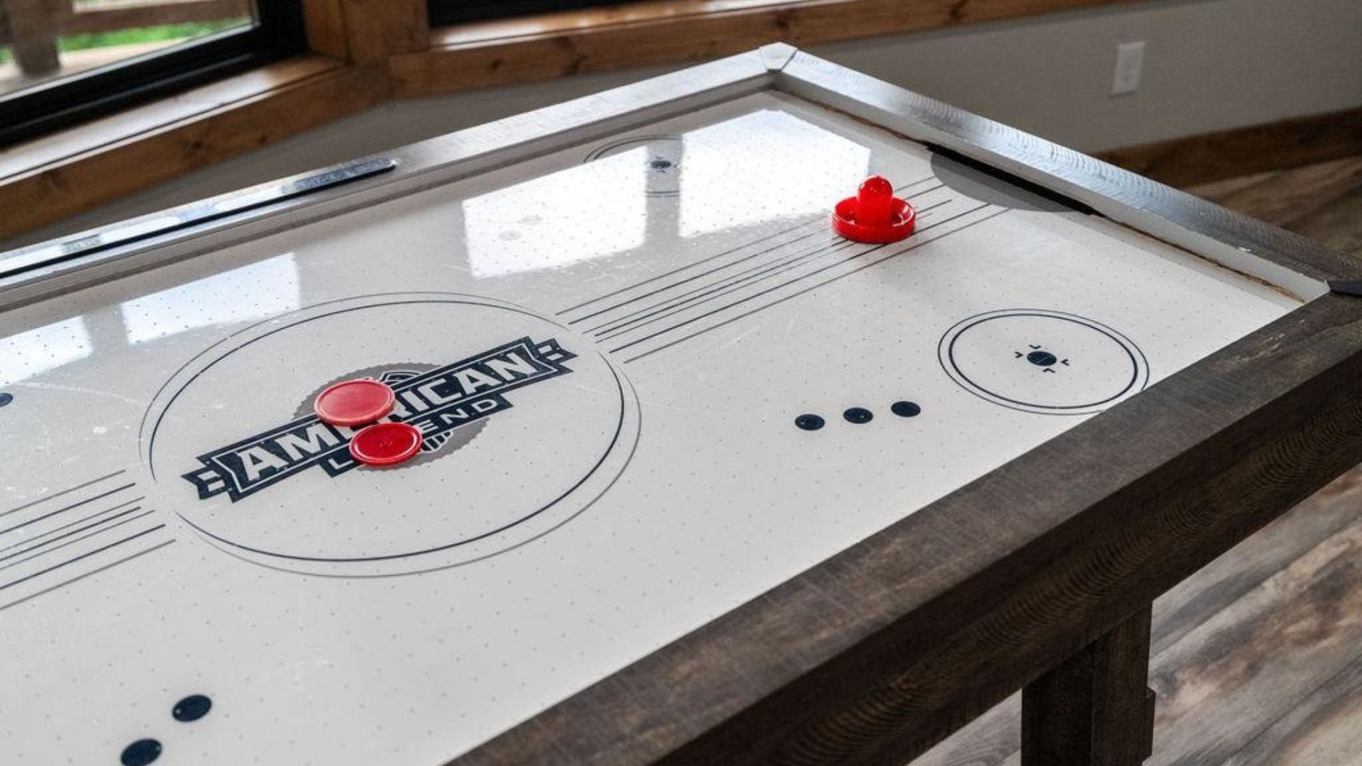 Cabins with Air Hockey