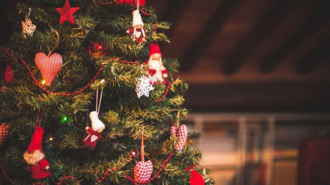 Festive Cabins Decorated for the Holidays