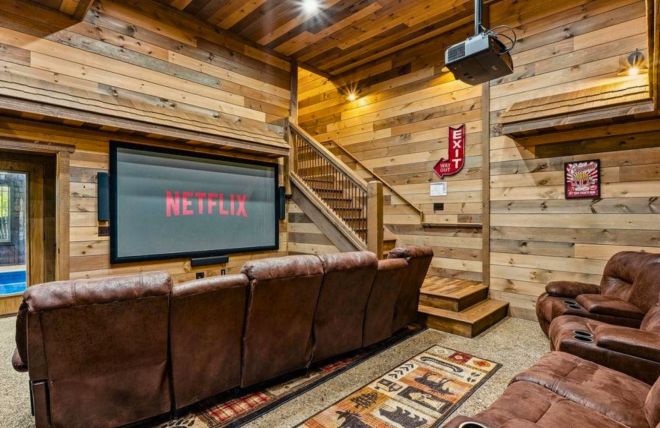 9 Reasons to Book a Smoky Mountain Cabin with a Private Movie Theater